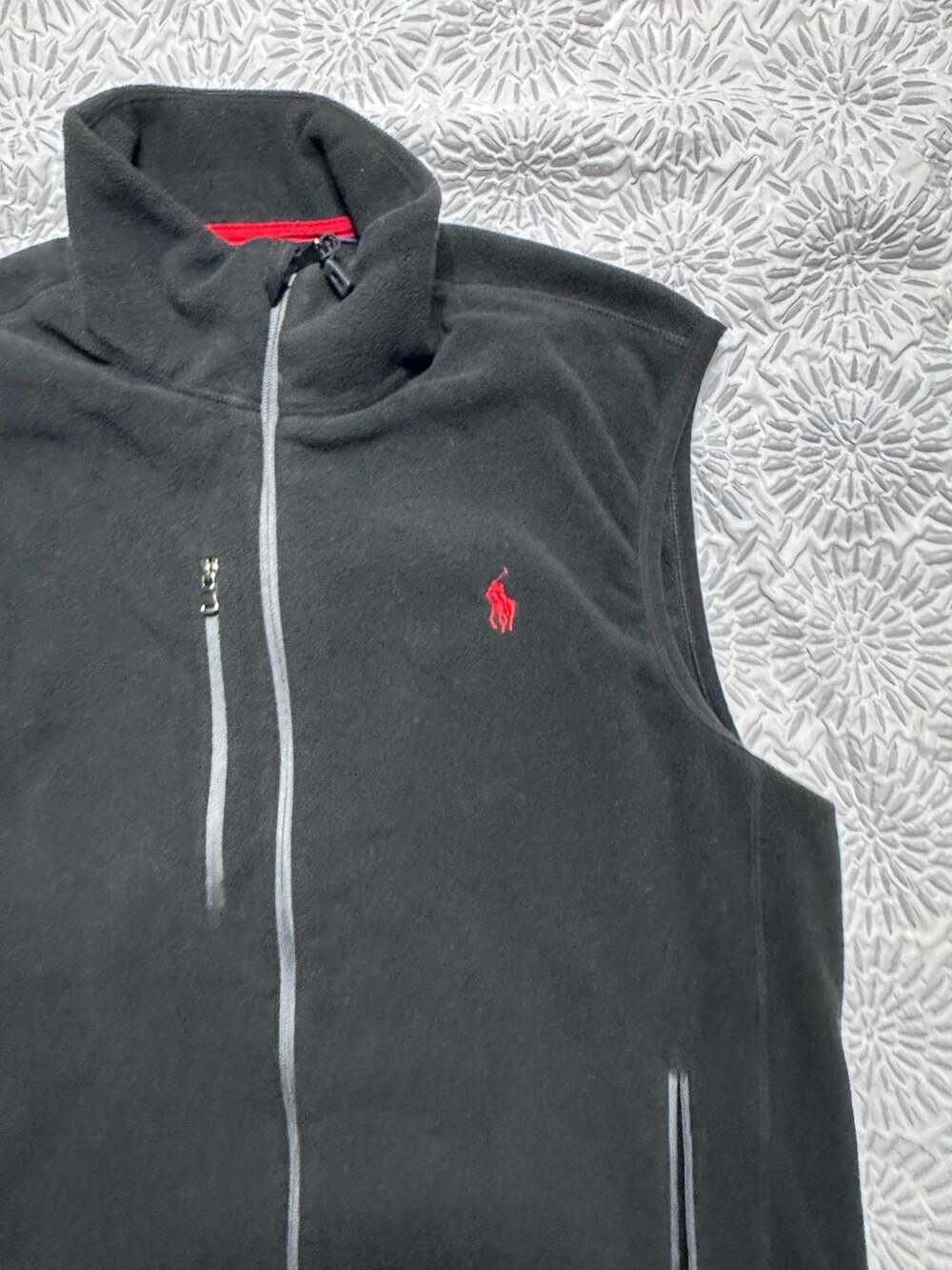 Polo Ralph Lauren Performance Fleece Full Zip Vest Black Men’s Medium